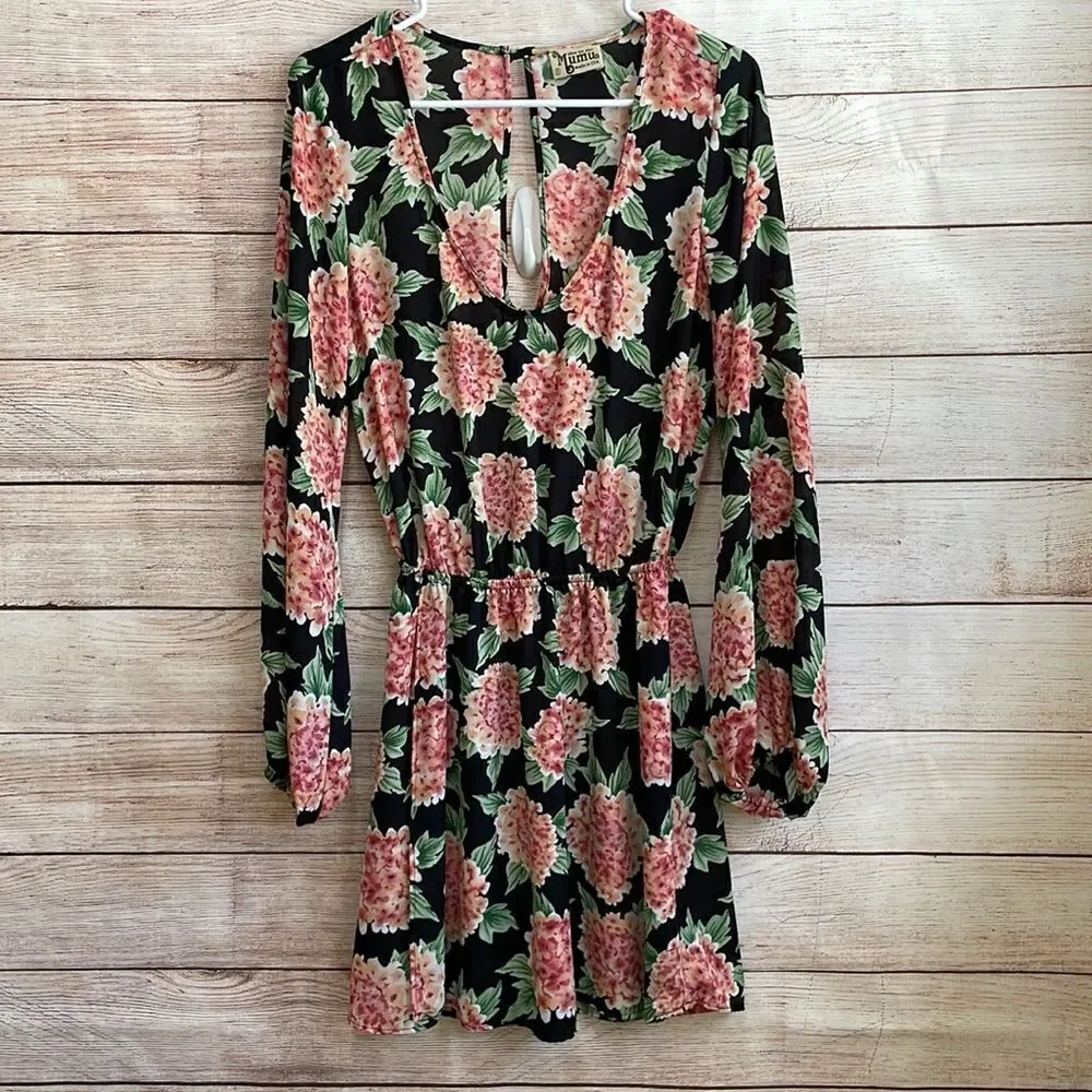 SHOW ME YOUR MUMU RAINEY MINI DRESS IN FLORAL PRINT‎